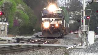 NORFOLK SOUTHERN amp NS HERITAGE UNITS IN AUSTELLGA 3112019 [upl. by Arianne]