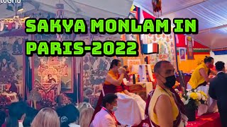 Sakya monlam in Paris 2022  tibetan vlogger  Dolker in Paris 🙏🏻🙏🏻🇫🇷 [upl. by Malda]