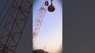 A 30ton iron block falling from dozens of meters in the air do you know what its used for [upl. by Duster]