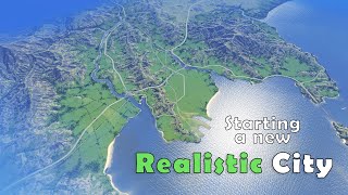 Starting a New Realistic City  Cities Skylines  Rockport 1 [upl. by Toomin224]