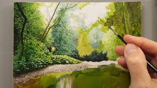 How to Paint and WIN this photo Realistic Landscape [upl. by Amice]