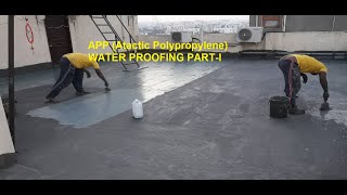 APP Atactic Polypropylene WATER PROOFING PARTI civilsuneel civilengineering [upl. by Nnaarat]