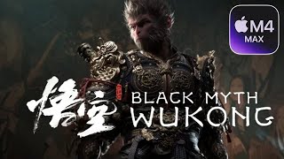 Black Myth Wukong on M4 MAX Macbook Pro CrossOver 24 [upl. by Yrrap]