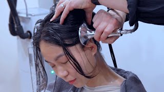 ASMR Professional Korean Scalp Treatment  Sleepinducing Scissor Cut [upl. by Iveel256]