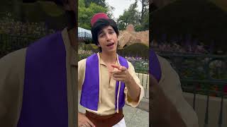 Meeting the World Famous Aladdin at Disneyland [upl. by Ariamoy880]