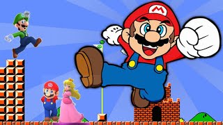 Super mario world epic gameplay world 1 completed but mario couldnt find her princess👸 must watch [upl. by Arrim]