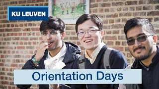 Orientation Days for international students at KU Leuven  Welcome events  Study in Belgium [upl. by Dnarud485]