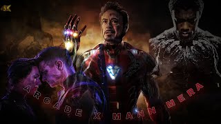 ‘ MARVEL ’ ARCADE X MANN MERA 4K 60FPS SAD EDIT 😢❤️‍🔥 marvel mcu arcade mannmera edit viral [upl. by Eidualc450]