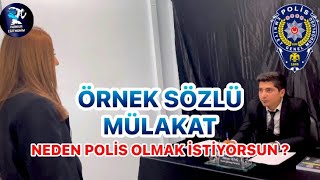 SÖZLÜ MÜLAKAT EĞİTİMİ  Pmyo  Pomem  Polis [upl. by Enytsirhc]