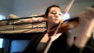 Girl doing Minor Swing in the style of Grappelli [upl. by Rodd672]