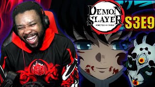 💨IN THE ZONE🔥 DEMON SLAYER SEASON 3 EPISODE 9 REACTION  quotMist Hashira Muichiro Tokitoquot [upl. by Aeikan]