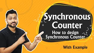 Design Synchronous Counter  How to design Synchronous Counter  Digital Electronics [upl. by Esya]