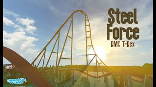 Steel Force  Theme Park Tycoon 2  RMC TRex [upl. by Yekciv]