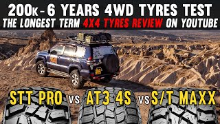 BEST ALL TERRAIN TIRES IN THE WORLD Circumnavigated the Globe👉 Cooper Stt PRO vs ST Maxx vs AT3 [upl. by Kristianson111]