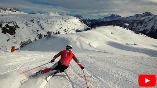 SKI CARVING IN ITALY [upl. by Avictor208]