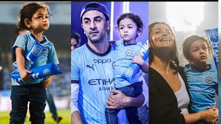 Alia bhatt Ranbir with daughter Raha kapoor family unseen moments firing exciting football match [upl. by Notyep]