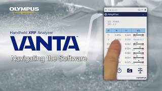 Vanta™ Handheld XRF Analyzer  Navigating the Software [upl. by Esina880]