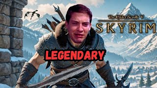 THE Insane CHALLENGE of Skyrims Legendary Surival Mode [upl. by Hike]