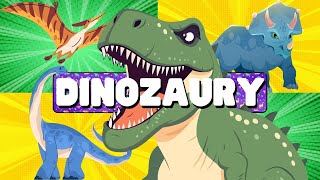 DINOZAURY DLA DZIECI Poznaj Nazwy Dinozaurów i Ich Wygląd Nauka Dinozaurów Dla Dzieci🦕🦖🌎 [upl. by Nihahs]