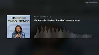 The Journalist  Italian Filmmakers statement Short [upl. by Yusem477]