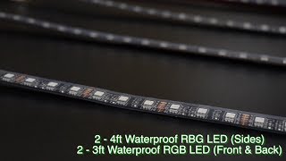 How to Install Underground Lighting Multi color RGB Underglow [upl. by Koosis121]