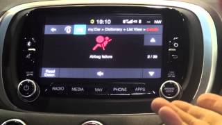 Fiat uConnect live preview da HDmotoriit [upl. by Anertak]