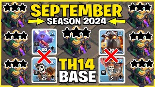 TOP 20 BEST TH14 UNBEATABLE CWL BASE WITH LINKS 2024  TH14 WAR BASE LINK 2024  CLASH OF CLANS [upl. by Norrad751]