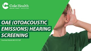 OAE Otoacoustic Emissions Hearing Screening Process [upl. by Lemahs]