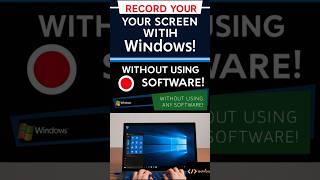 Record Your Screen with Windows Shortcuts 🎥 [upl. by Lanny]