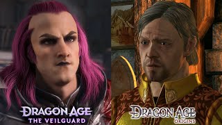 Insulting in Dragon Age Origins VS Dragon Age The Veilguard [upl. by Eleda]