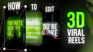 How To Actually Edit 3D Viral Instagram Reels Like Houston Kold Pt 2 [upl. by Mirella145]