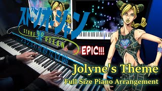 Jolynes Theme FULL VersionJoJos Bizarre Adventure 6 Stone Ocean Epic Piano  Synthesia [upl. by Notwen]