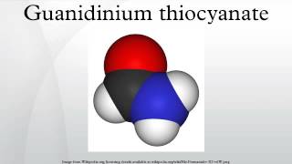 Guanidinium thiocyanate [upl. by Ecirtam]