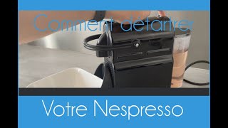 Comment détartrer la machine Nespresso Inissia avec le produit Nespresso [upl. by Adnar392]