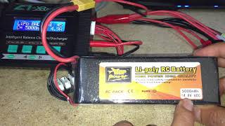 How to Charge a Lipo Battery Using  C1 XR  10A AC 100W Charger  Keenstone  EV Peak [upl. by Nnylyma]