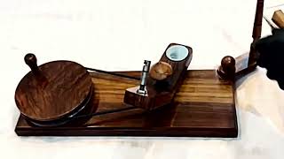 HOW TO SETUP AND ASSEMBLE YARN CAKE WINDER  INSTALLATION OF WOODEN WINDER STEP BY STEP INSTRUCTIONS [upl. by Ledairam51]