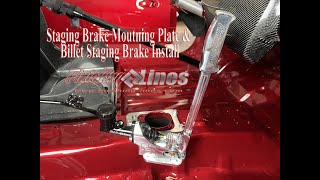 Finishing Lines Staging Brake Mounting Plate Install [upl. by Naibaf293]