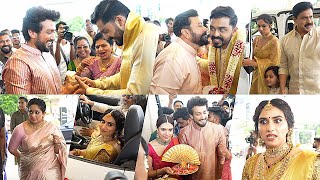 Malavika Jayaram Marriage Reception  Jayaram Daughter Marriage  Dileep amp Kavya Madhavan [upl. by Hyozo]