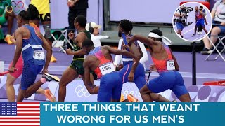 Three things that went wrong for US mens 4x100 relay team [upl. by Barnard879]