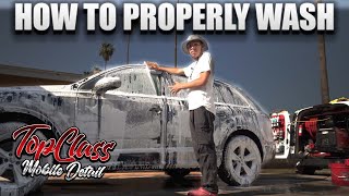 HOW I WASH MY CLIENTS CARS  TOPCLASS DETAIL [upl. by Nylorahs]