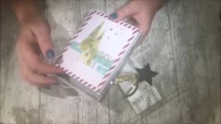 StampinUp Kerstkaarten doosje [upl. by Venetia523]