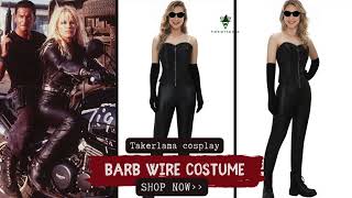 Takerlama Barb Wire Pamela Anderson Cosplay Costume BarbWire PamelaAnderson Cosplay Costume [upl. by Ojaras]