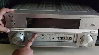 Reset av receiver Pioneer VSX AX2AV [upl. by Leod]