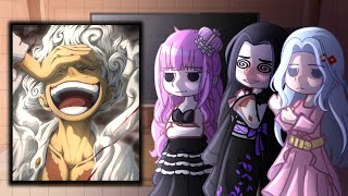 One Piece Princesses  Perona React To Luffy  One Piece  Gacha React [upl. by Eedrahc]