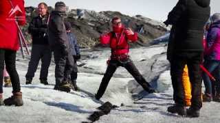 Iceland Glacier Walk Tour Solheimajokull Exploration [upl. by Nairrot527]