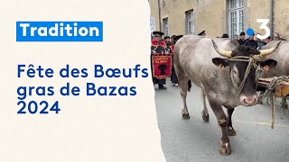 Fête des Bœufs gras de Bazas 2024 [upl. by Rraval]