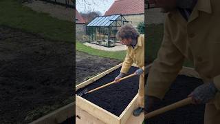 NoDig Raised Garden Bed  From Start to Planting 🌱 gardening gardeningtips nodig [upl. by Rosina]