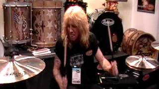 Steven Adler  NAMM 2010 Guns N Roses [upl. by Asseralc931]