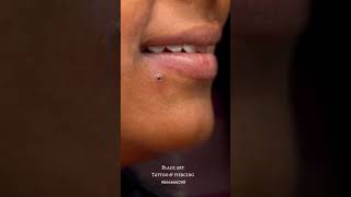 Beauty spot 😍🥰 tattoo howtomaketattooathomepermanent nandyal love tattoodesignsforwomen [upl. by Aicatsana]