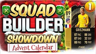 FIFA 18 SQUAD BUILDER SHOWDOWN INFORM GRIEZMANN Advent Calendar Day 1 vs Itani [upl. by Nappy]